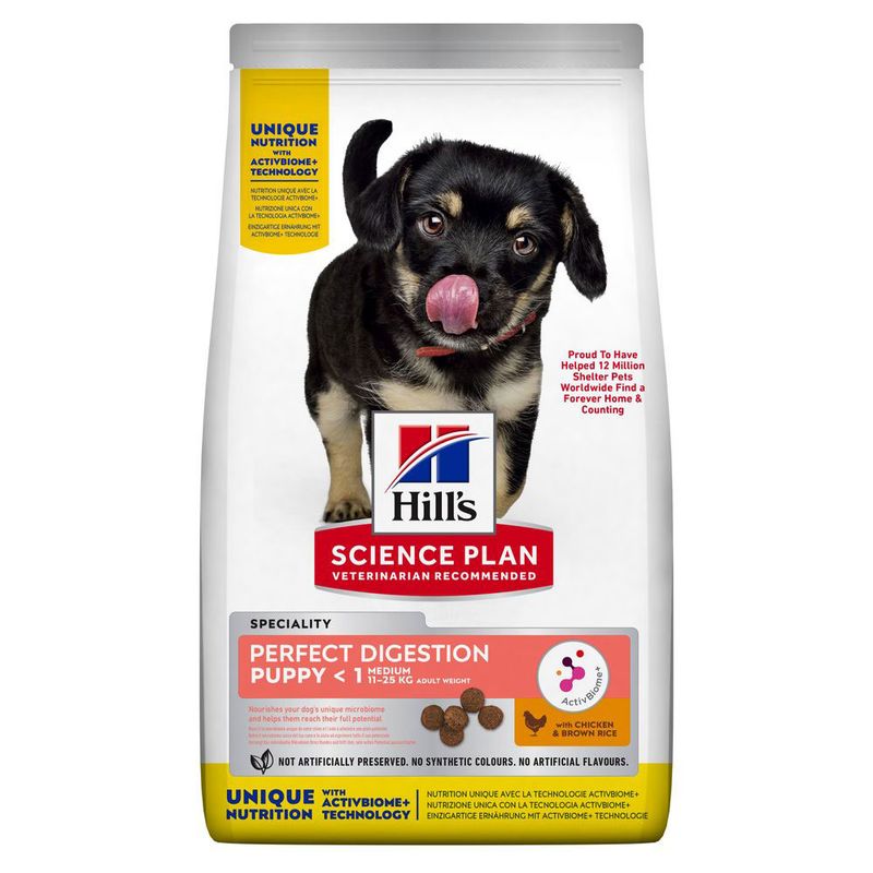 Hill’s Science Plan Puppy Medium Perfect Digestion with Chicken || Hill's Science Plan || view 1