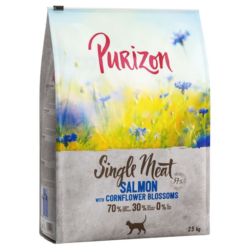Purizon Single Meat Salmon with Cornflower Blossoms || Purizon || view 5