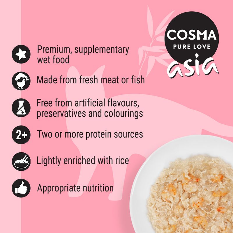 Cosma Asia in Jelly Pouches 6 x 100g || undefined || view 3