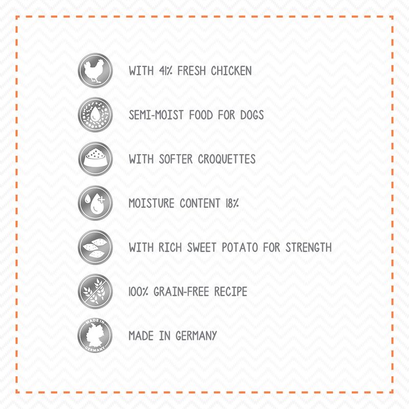 Wolf of Wilderness "Soft" Semi-Moist Mixed Pack || Wolf of Wilderness || view 4