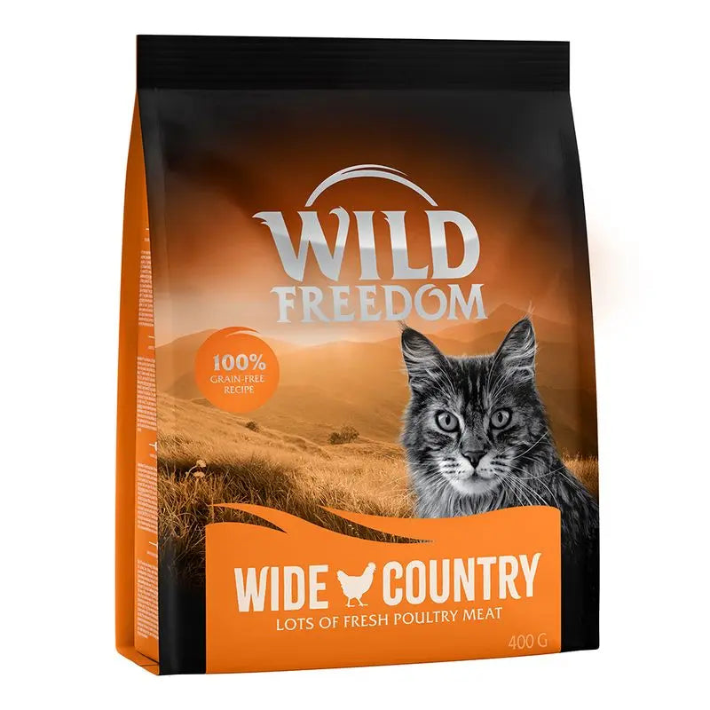 3 x 400g Wild Freedom Dry Cat Food - Try Now! Petszo