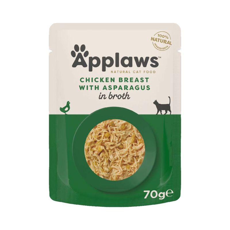 Applaws Adult Cat Pouches in Broth 12 x 70g || undefined || view 5