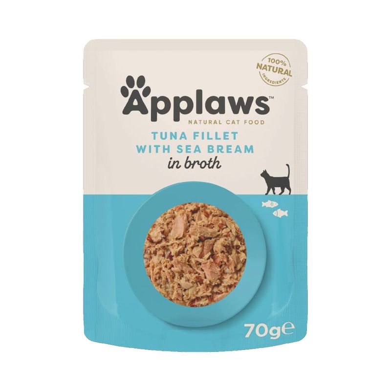 Applaws Adult Cat Pouches in Broth 12 x 70g || undefined || view 4