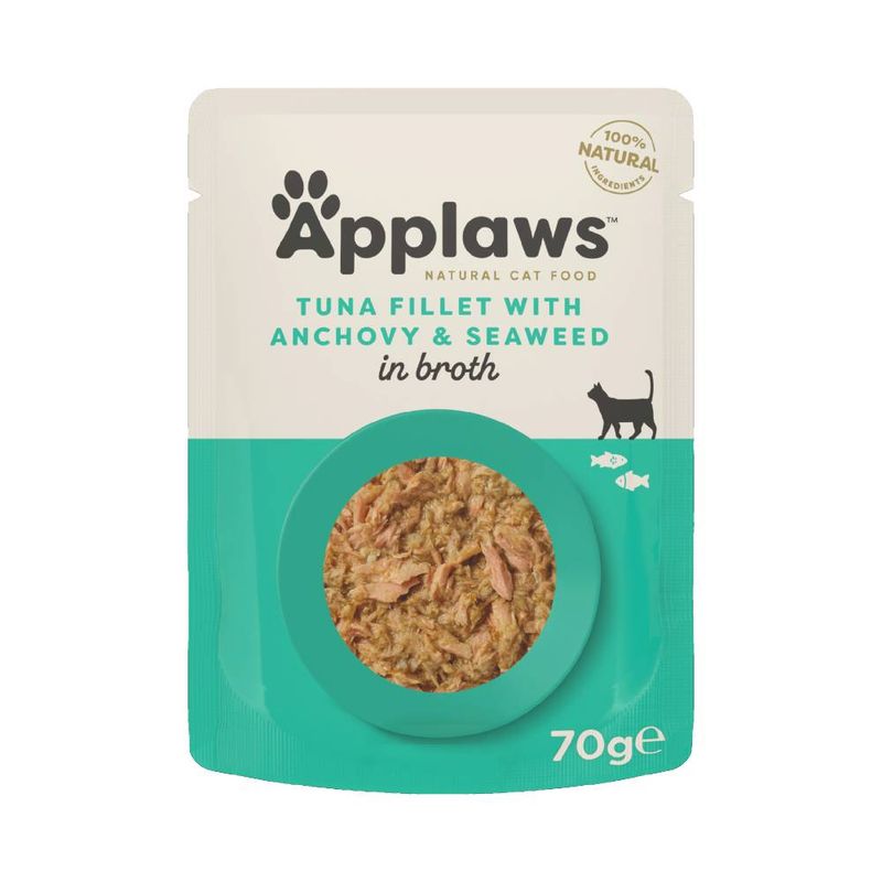 Applaws Adult Cat Pouches in Broth 12 x 70g || undefined || view 2