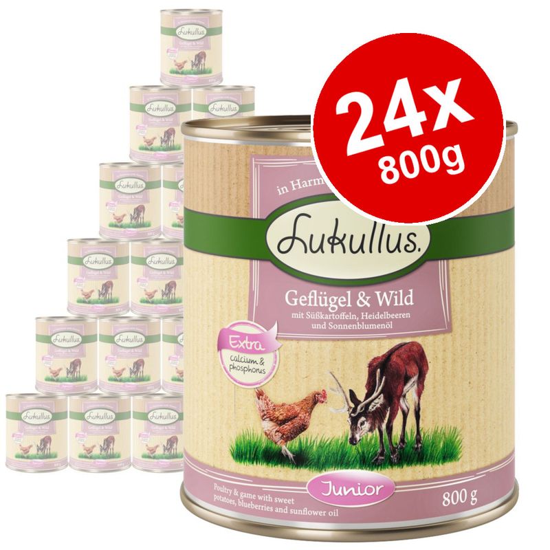 Lukullus Junior Saver Pack 24 x 800g || Lukullus || view 1