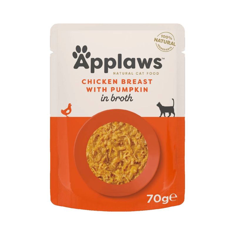 Applaws Adult Cat Pouches in Broth 12 x 70g || undefined || view 6