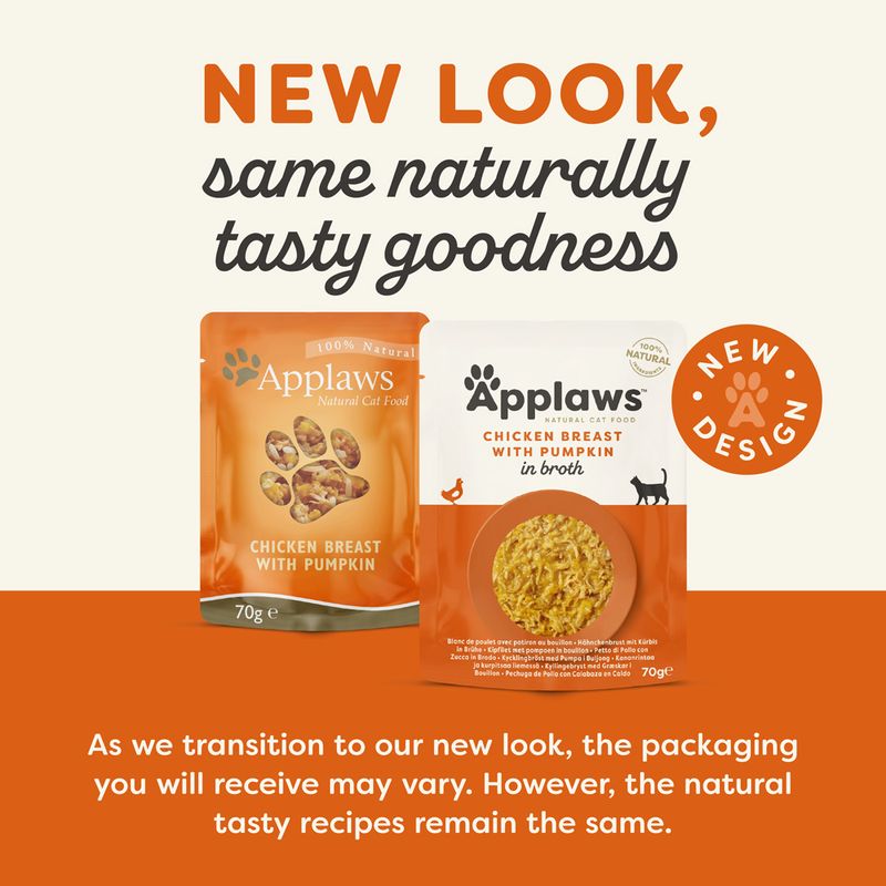 Applaws Adult Cat Pouches in Broth 24 x 70g || undefined || view 22