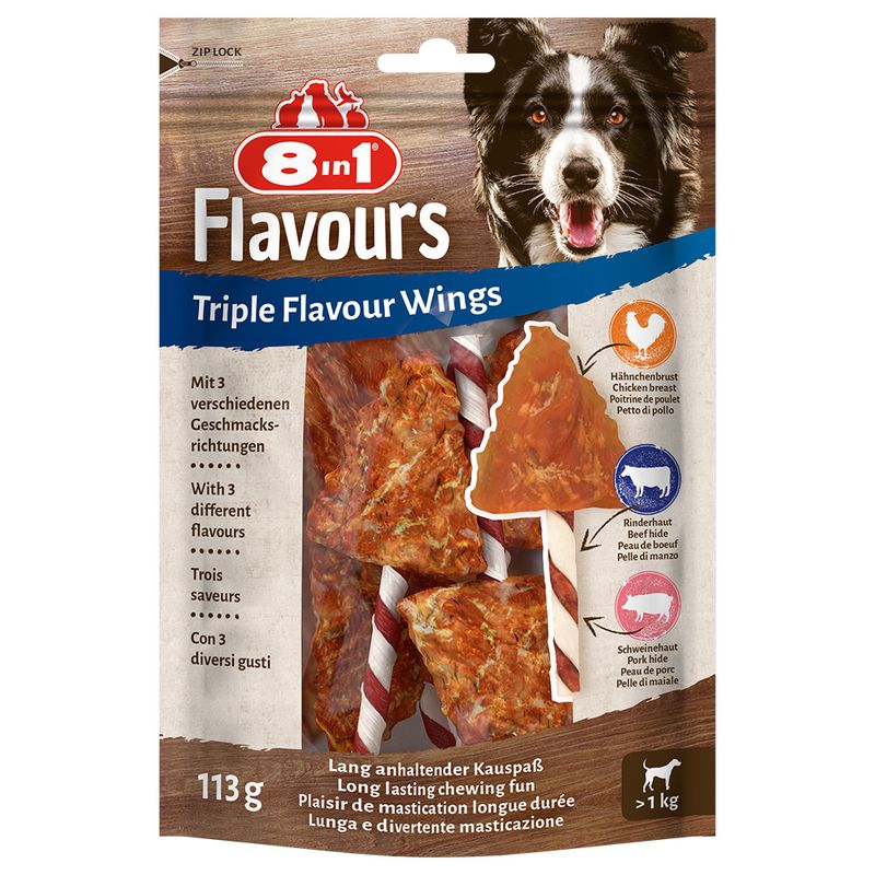8in1 Triple Flavour Wings Chew Sticks || 8in1 || view 1
