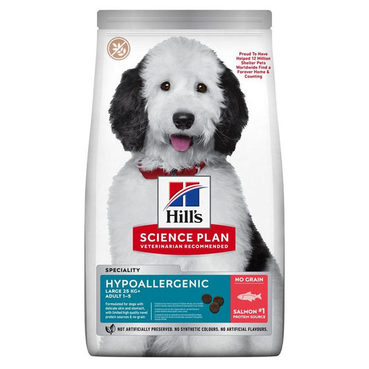 Hill's Science Plan Adult 1+ Hypoallergenic Large Breed Salmon || Hill's Science Plan || view 1