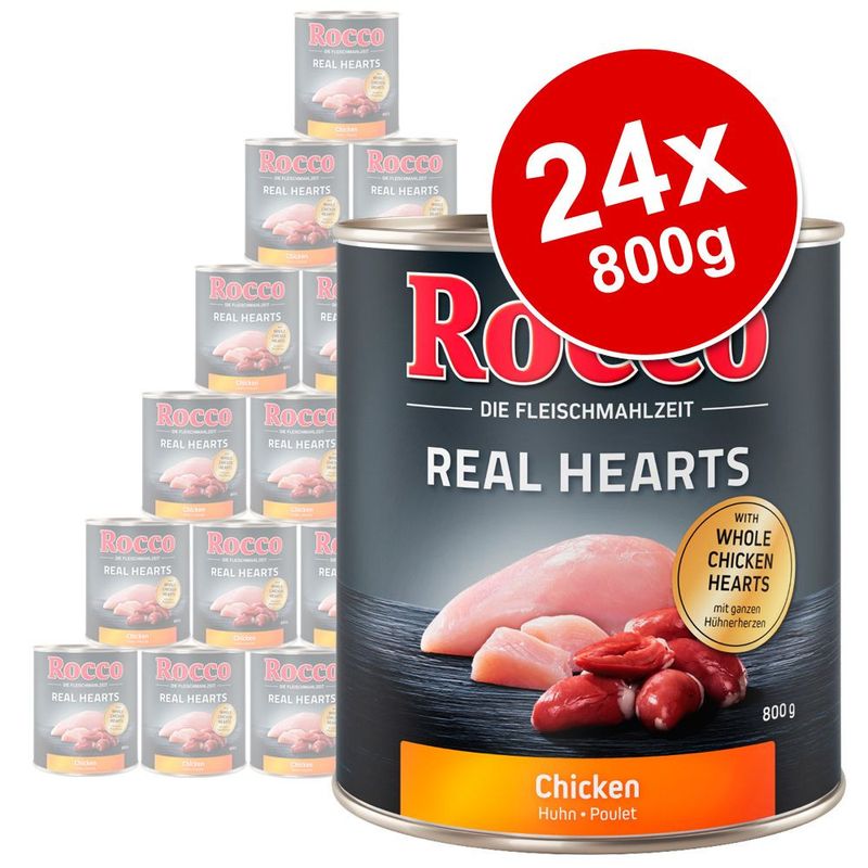 Rocco Real Hearts Saver Pack 24 x 800g || Rocco || view 1
