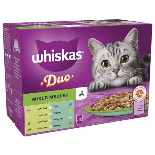 Whiskas 1+ Duo Mixed Medley in Jelly || undefined || view 1