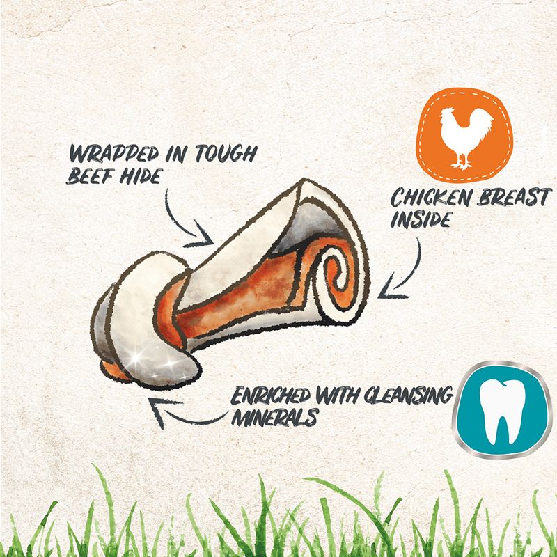 8in1 Pro Dental Chew Bones - Chicken || 8in1 || view 4