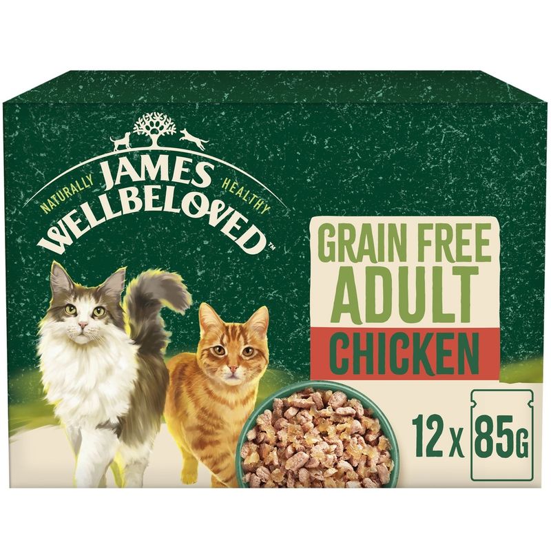 James Wellbeloved Adult Cat Hypoallergenic Pouches - Chicken in Jelly || James Wellbeloved || view 2