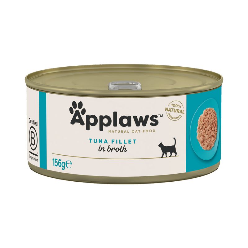 Applaws Adult Cat Cans Tuna/Fish in Broth 156g || undefined || view 1