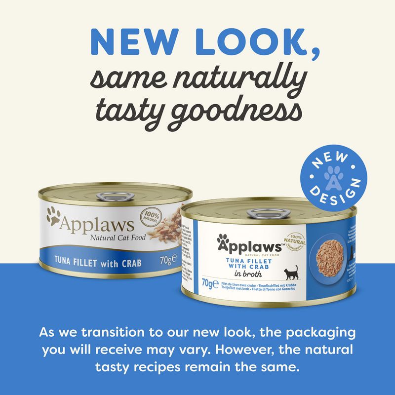 Applaws Adult Cat Cans Tuna/Fish in Broth 70g || undefined || view 24