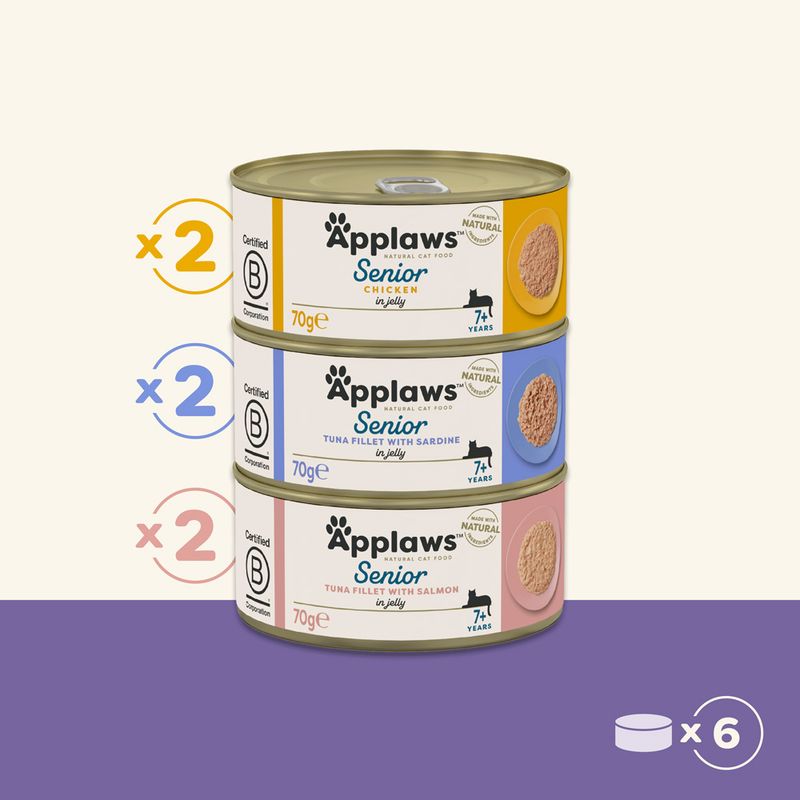 Applaws Senior Cat Cans 70g || undefined || view 2