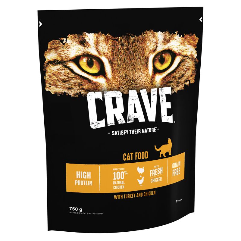 CRAVE Adult Turkey & Chicken Dry Cat Food || Crave || view 1