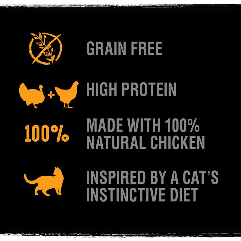 CRAVE Adult Turkey & Chicken Dry Cat Food || Crave || view 3