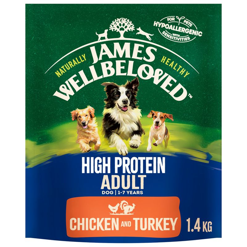 James Wellbeloved Adult Hypoallergenic High Protein - Chicken & Turkey || James Wellbeloved || view 4