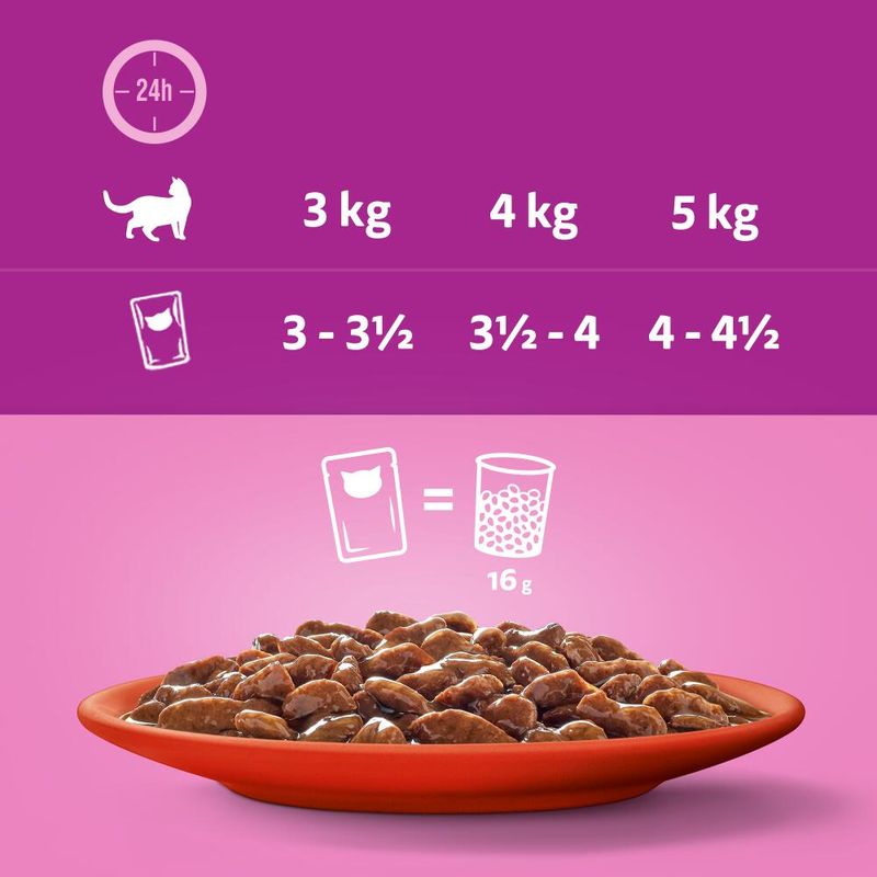 Whiskas 1+ Pouches Mega Pack 96 x 85g || undefined || view 15