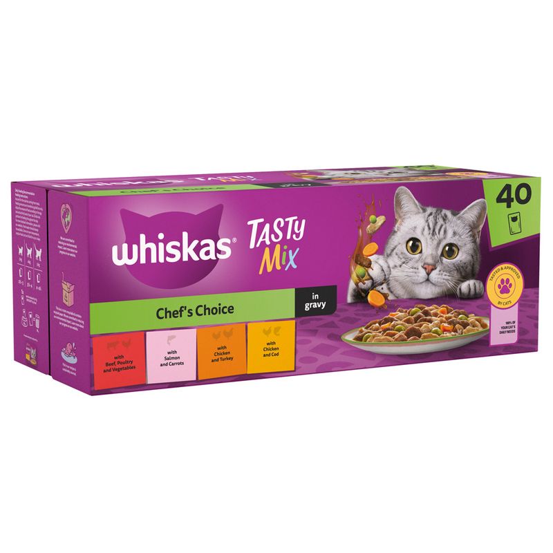 Whiskas 1+ Tasty Mix Chef's Choice in Gravy || undefined || view 2