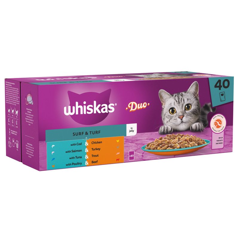 Whiskas 1+ Duo Surf & Turf in Jelly || undefined || view 2
