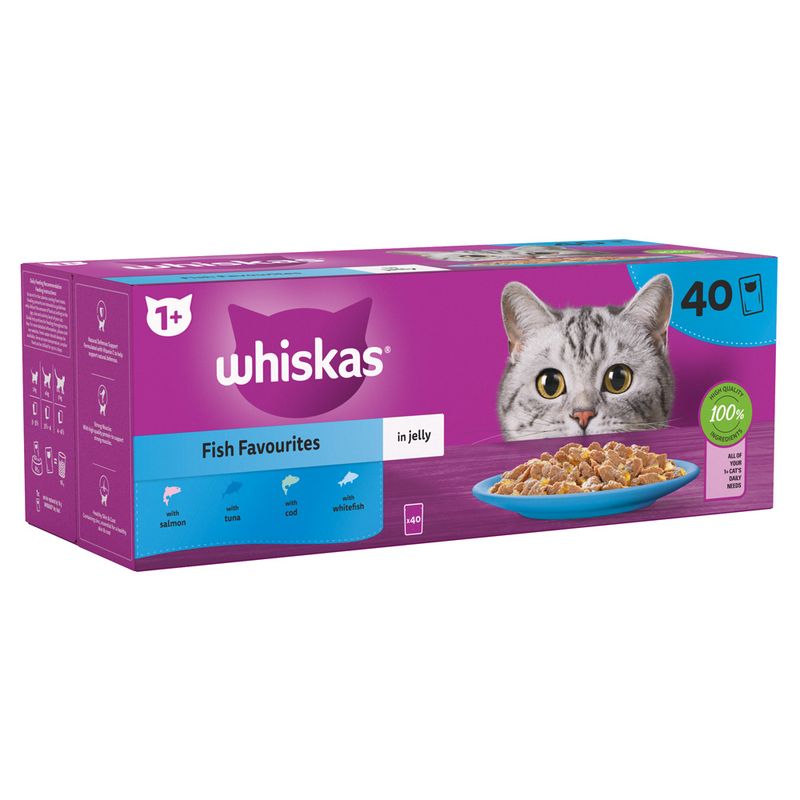Whiskas 1+ Fish Favourites in Jelly || undefined || view 2