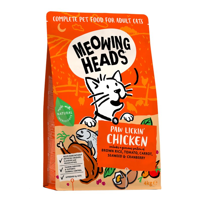 Meowing Heads Paw Lickin' - Chicken || meowing heads || view 1