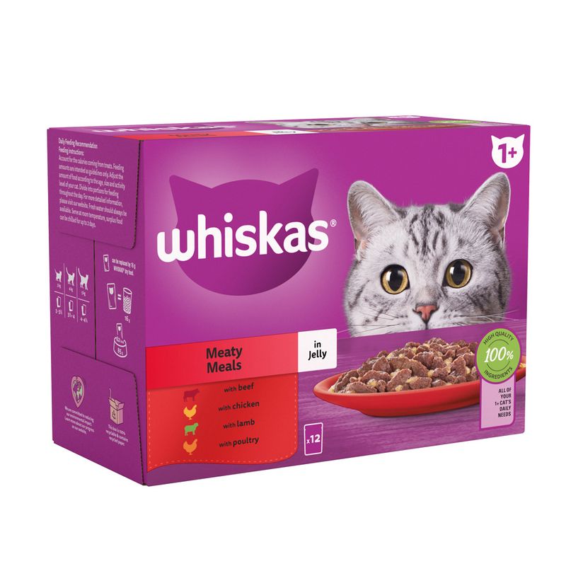 Whiskas 1+ Meaty Meals in Jelly || Whiskas || view 1
