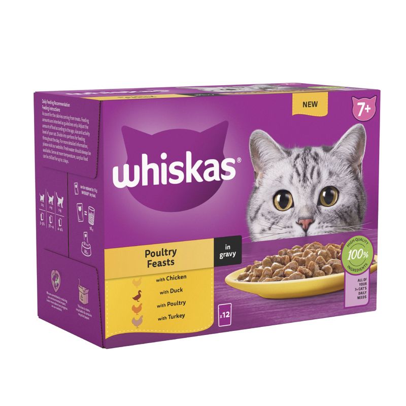 Whiskas 7+ Senior Pouches in Gravy || undefined || view 1