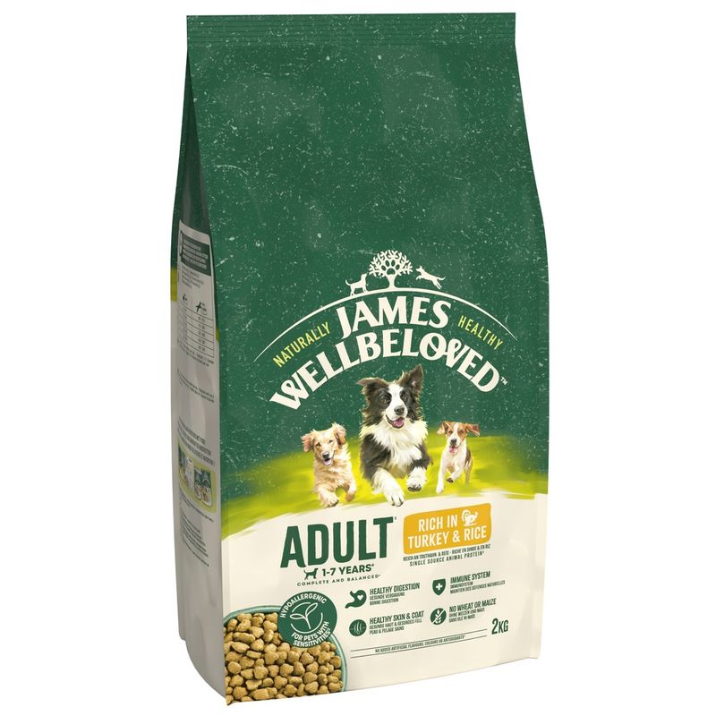 James Wellbeloved Adult Dog Hypoallergenic Turkey & Rice || James Wellbeloved || view 1