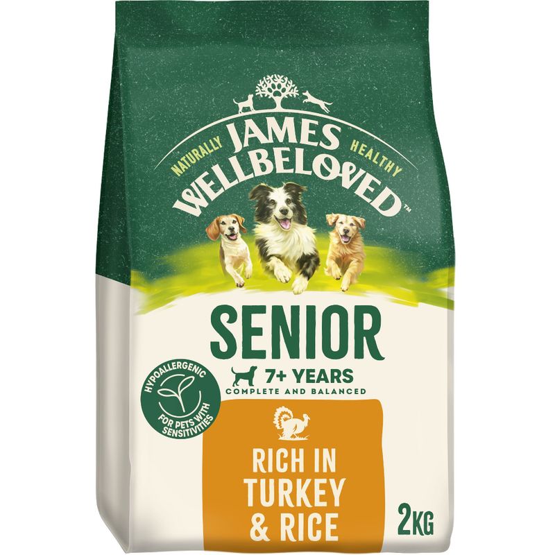 James Wellbeloved Senior Dog Hypoallergenic Turkey & Rice || James Wellbeloved || view 2