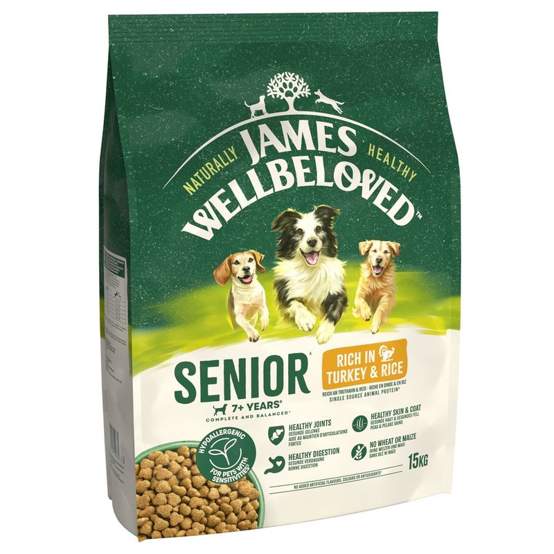 James Wellbeloved Senior Dog Hypoallergenic Turkey & Rice || James Wellbeloved || view 5