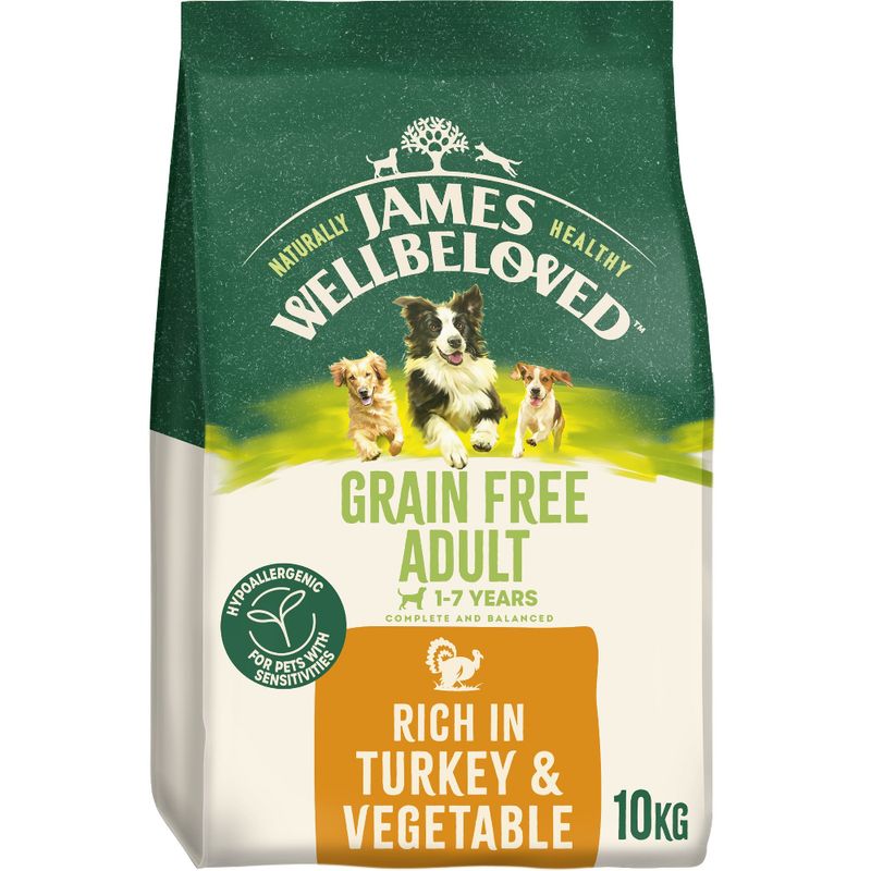 James Wellbeloved Grain Free Adult Dog Hypoallergenic Turkey & Vegetables || James Wellbeloved || view 4