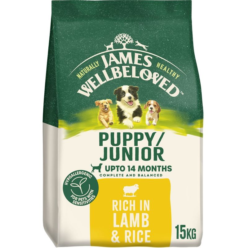 James Wellbeloved Puppy Hypoallergenic  - Lamb & Rice || James Wellbeloved || view 2