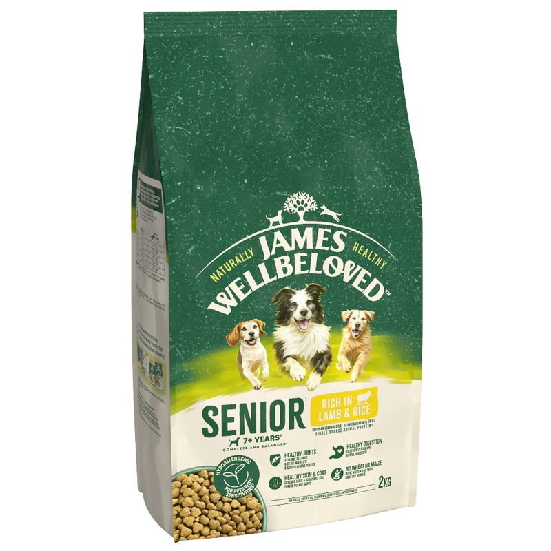 James Wellbeloved Senior Dog Hypoallergenic Lamb & Rice || James Wellbeloved || view 1