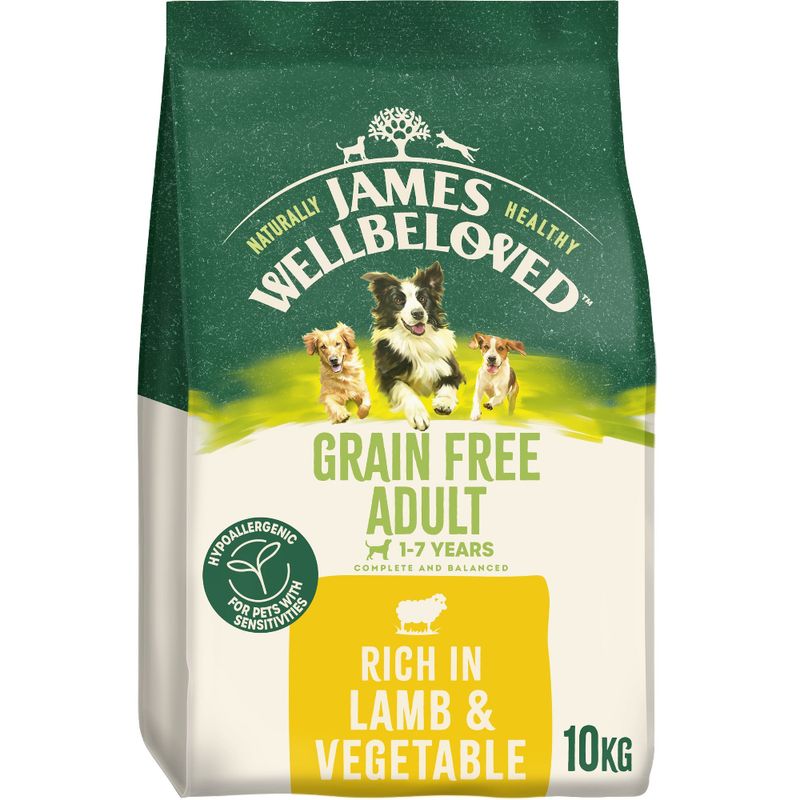 James Wellbeloved Grain Free Adult Dog Hypoallergenic Lamb & Vegetables || James Wellbeloved || view 2