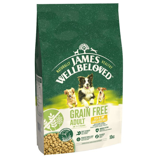 James Wellbeloved Grain Free Adult Dog Hypoallergenic Lamb & Vegetables || James Wellbeloved || view 1