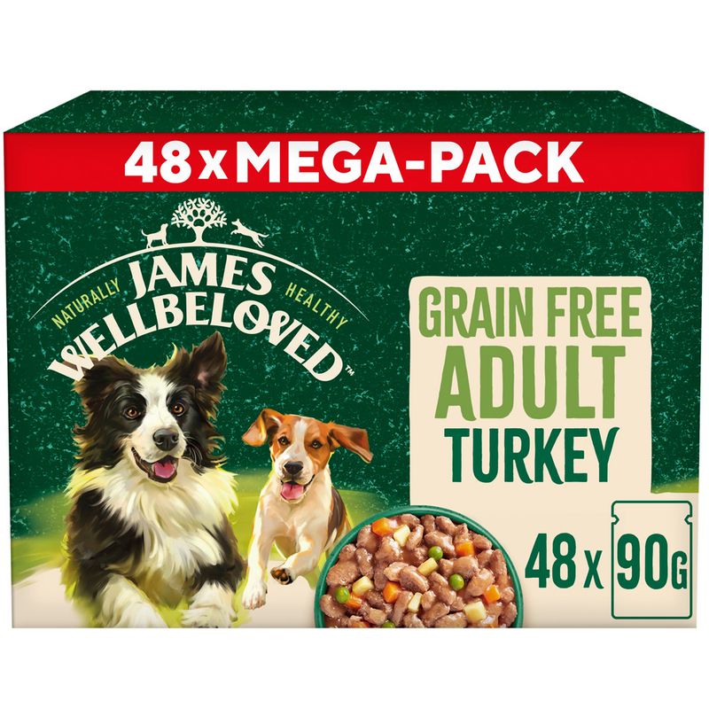 James Wellbeloved Adult Hypoallergenic Pouches - Turkey in Gravy || James Wellbeloved || view 2