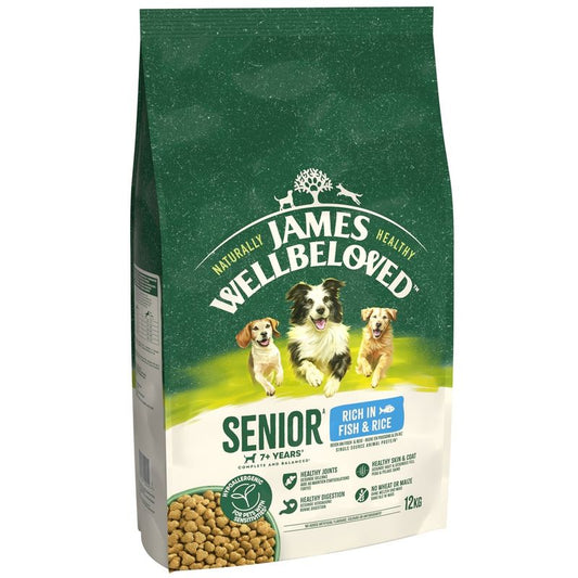 James Wellbeloved Senior Hypoallergenic - Fish & Rice || James Wellbeloved || view 1