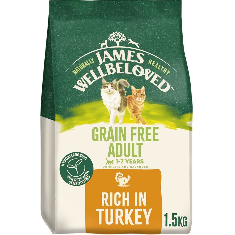 James Wellbeloved Grain Free Adult Cat Hypoallergenic Turkey​​​​​​​ || James Wellbeloved || view 2