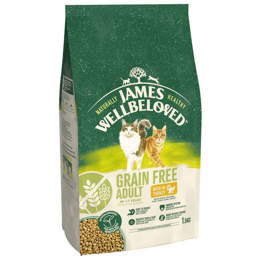 James Wellbeloved Grain Free Adult Cat Hypoallergenic Turkey​​​​​​​ || James Wellbeloved || view 1