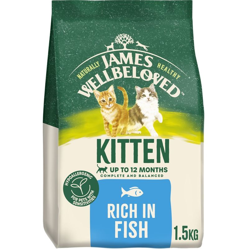 James Wellbeloved Kitten Hypoallergenic - Fish || James Wellbeloved || view 2