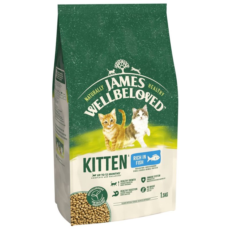 James Wellbeloved Kitten Hypoallergenic - Fish || James Wellbeloved || view 1