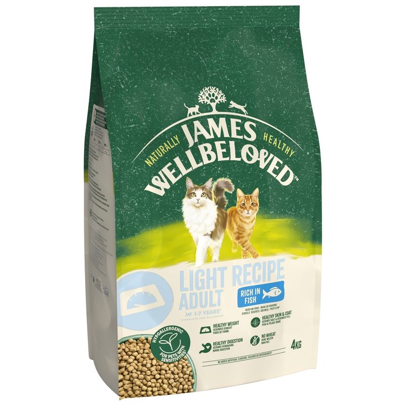 James Wellbeloved Adult Cat Hypoallergenic Light - Fish || James Wellbeloved || view 3