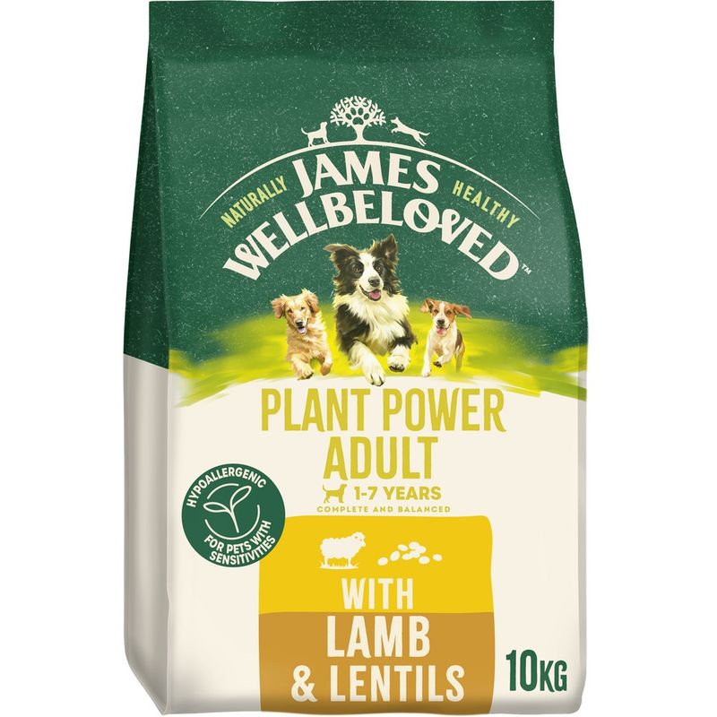 James Wellbeloved Adult Dog Hypoallergenic Plant Power Lamb & Lentils || James Wellbeloved || view 4