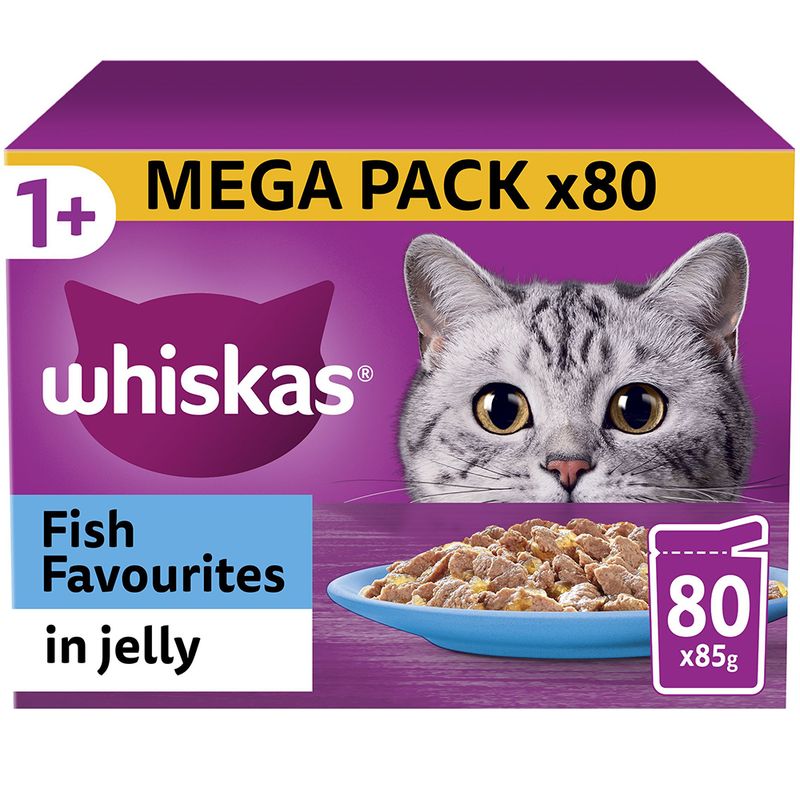 Whiskas 1+ Fish Favourites in Jelly || undefined || view 4