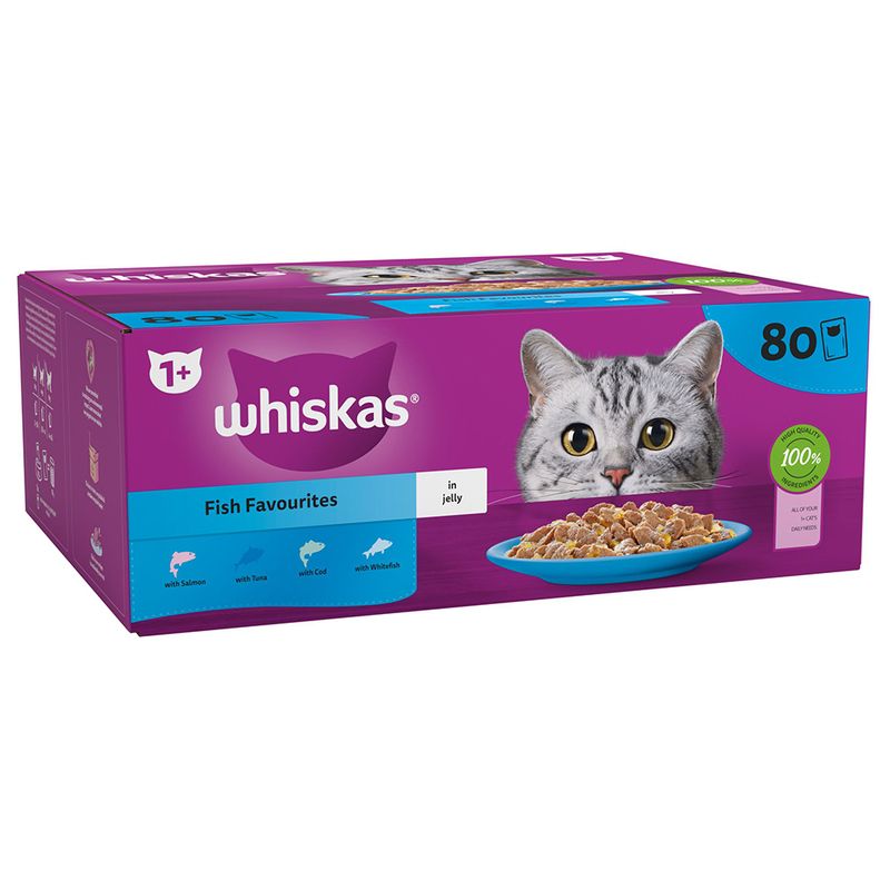 Whiskas 1+ Fish Favourites in Jelly || undefined || view 3