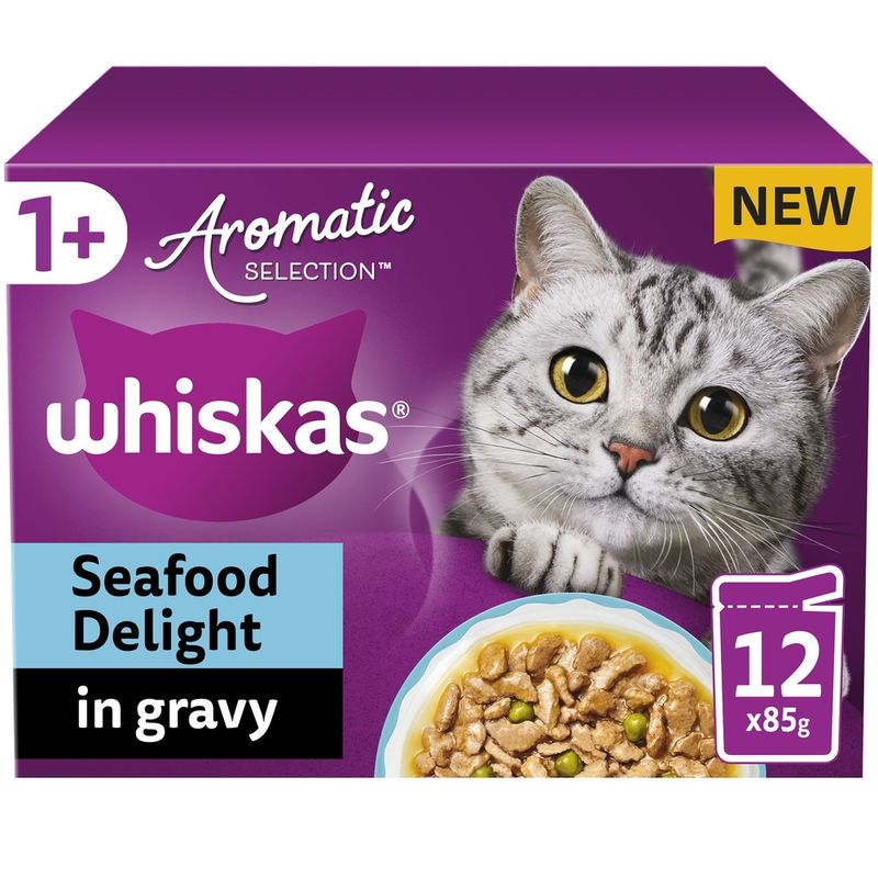 Whiskas 1+ Aromatic Selection Seafood Delight in Gravy || Whiskas || view 2