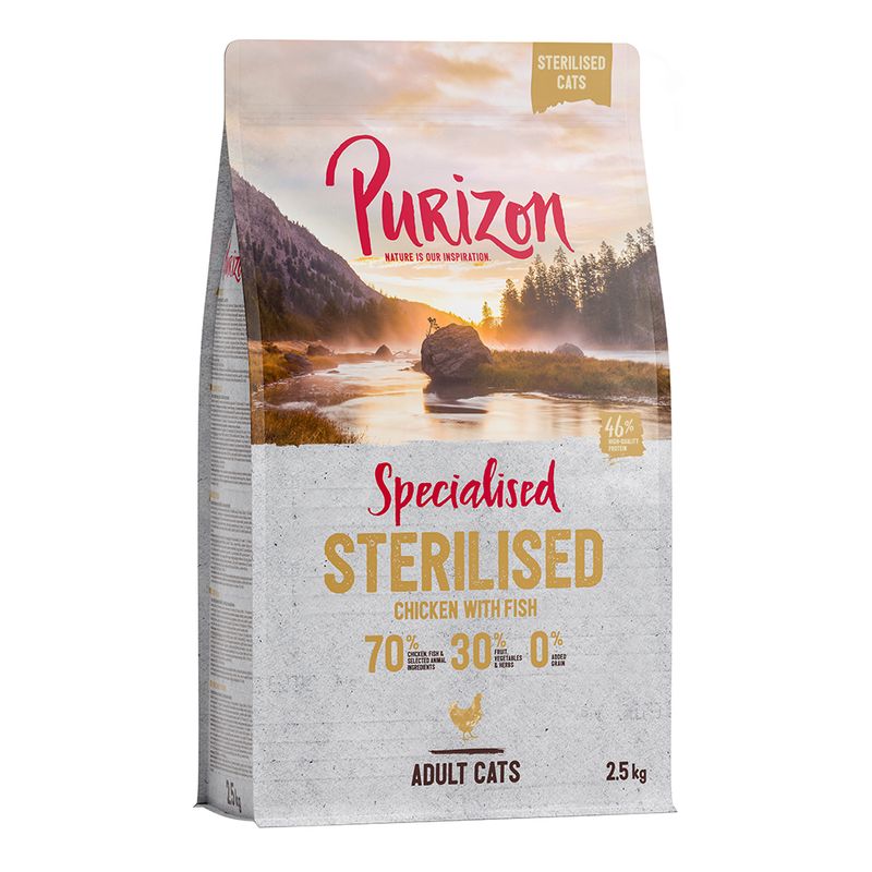 Purizon Adult Sterilised Grain-Free Chicken & Fish || Purizon || view 7